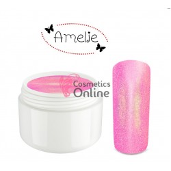 Gel UV Amelie color Mermaid Roz 5 gr  + 1 Cutie cu paiete Holografice Cadou